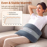 Comfytemp Almohadilla de peso, rellena con sal, sensación de abrazo cálido y firme
