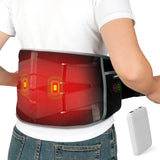 Almohadilla de calor inalámbrica Comfytemp con masaje para la espalda, ideal para uso diario.