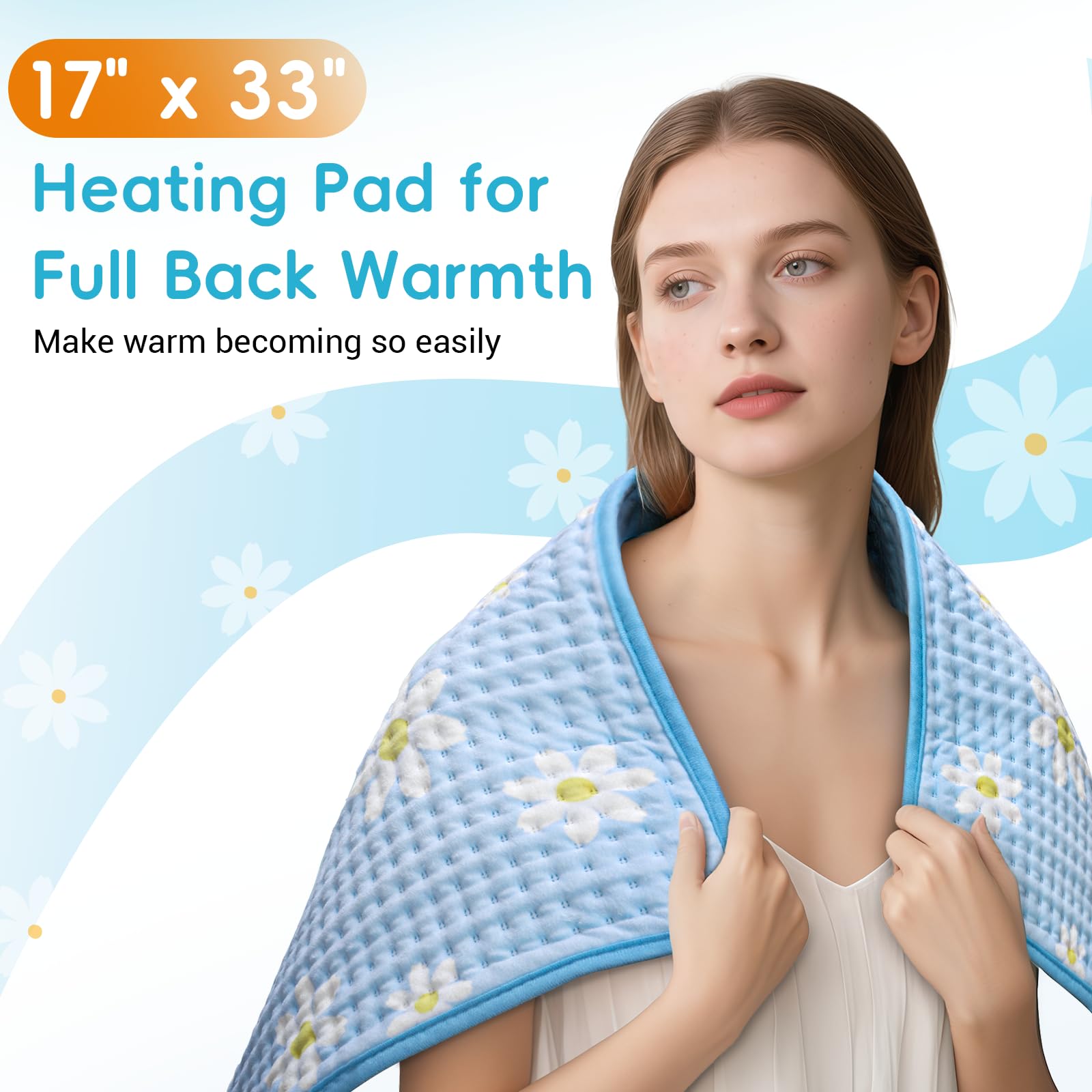 Comfytemp XXL almohadilla lavable de tacto ultrafino para uso diario