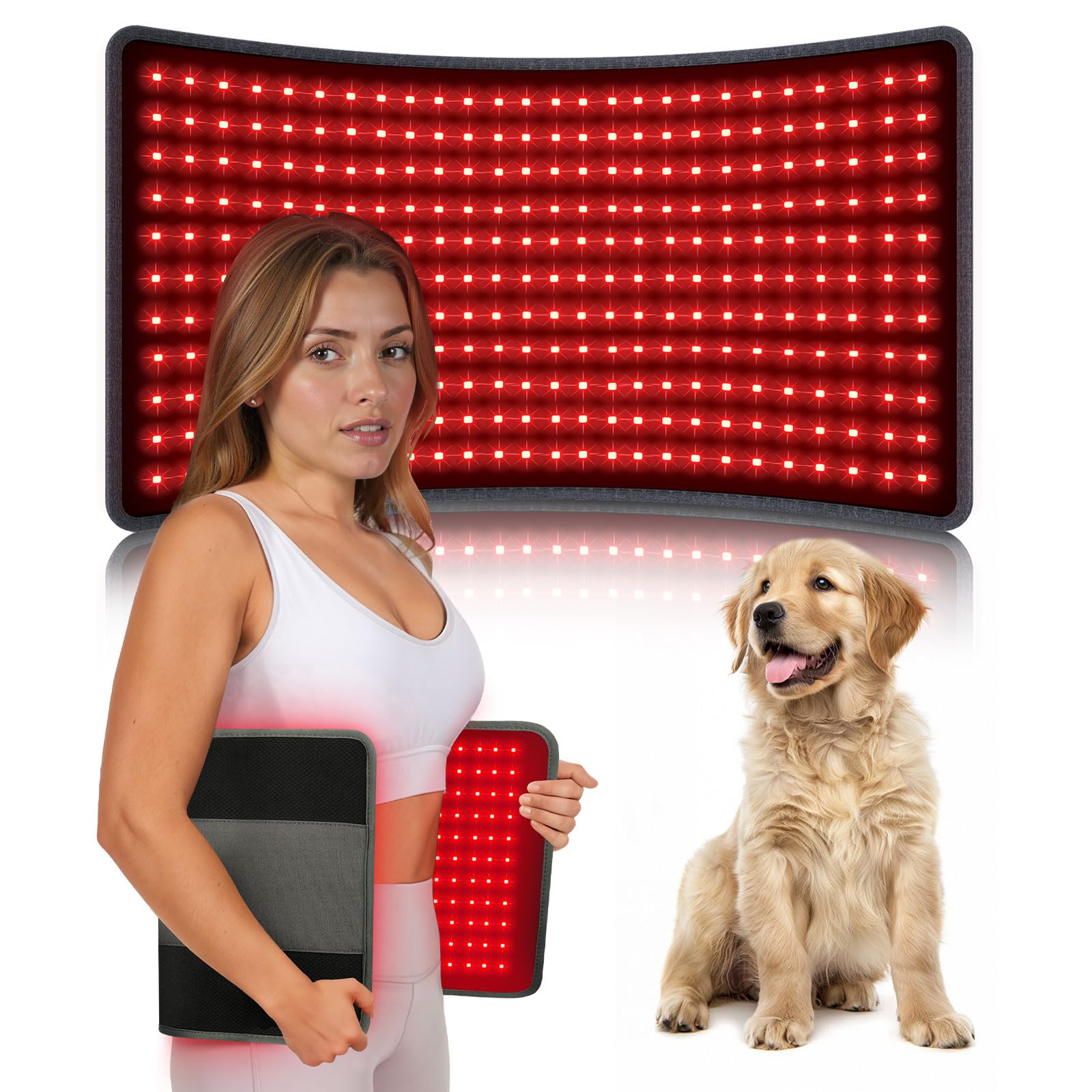 Comfytemp almohadilla luz roja para el cuerpo, calma y relajación posible.