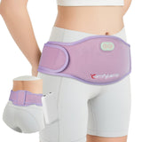 Comfytemp banda de calor con doble zona para espalda y vientre, calor suave y focalizado