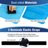 Comfytemp bandas ajustables de hasta 34 pulgadas, sujeción versátil.