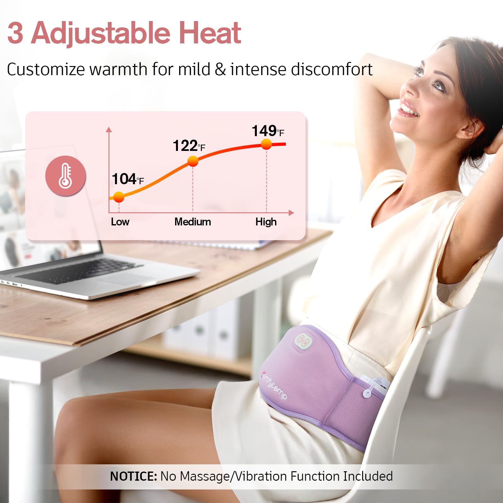 Comfytemp batería recargable de 5000 mAh para uso inalámbrico