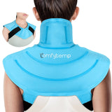 Comfytemp bolsa de hielo cuello hombros azul para alivio refrescante diario
