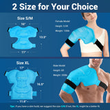 Compresa de calor Comfytemp para hombro, relajación rápida tras el entrenamiento.