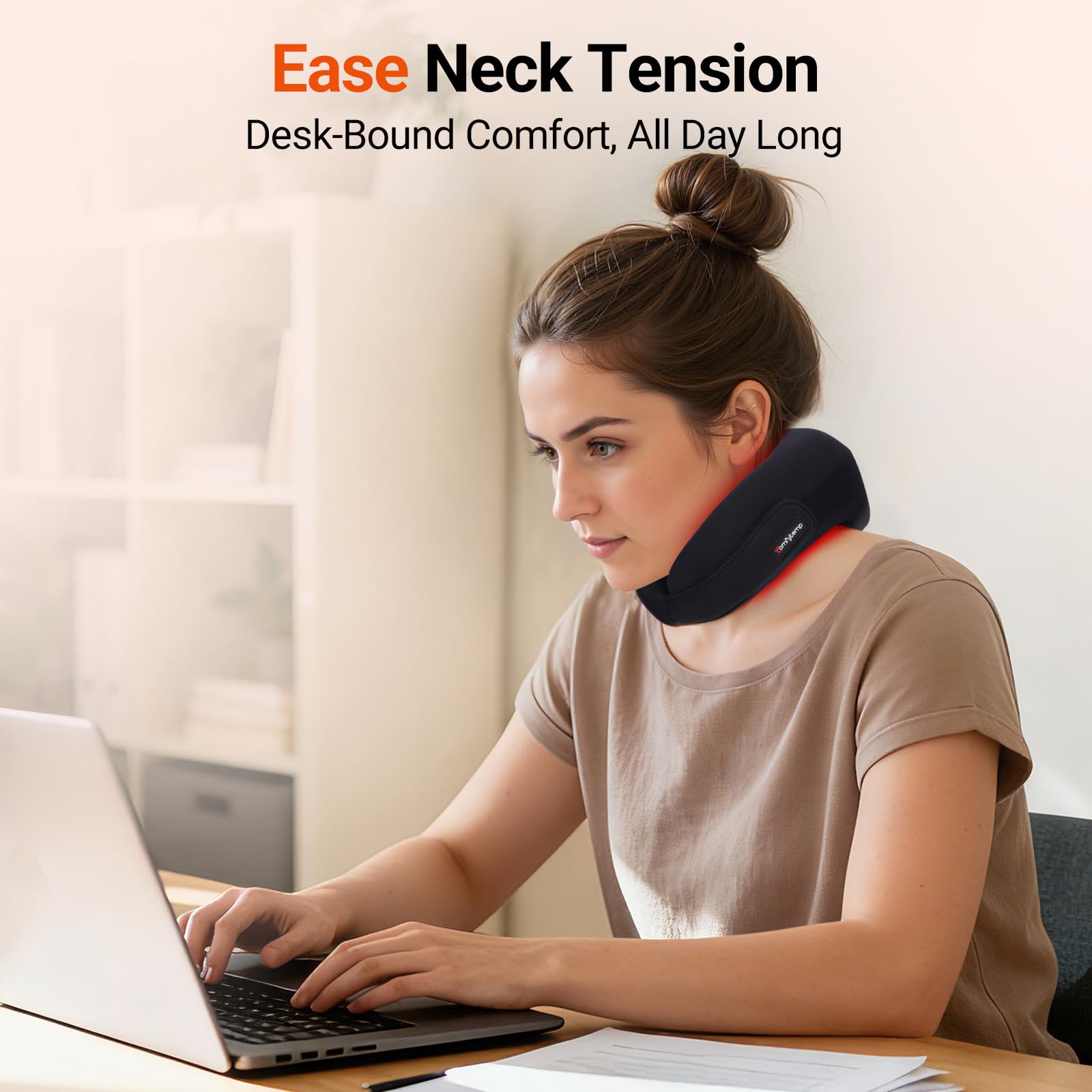 Comfytemp envoltura cervical con ajuste ajustable para diferentes cuellos.