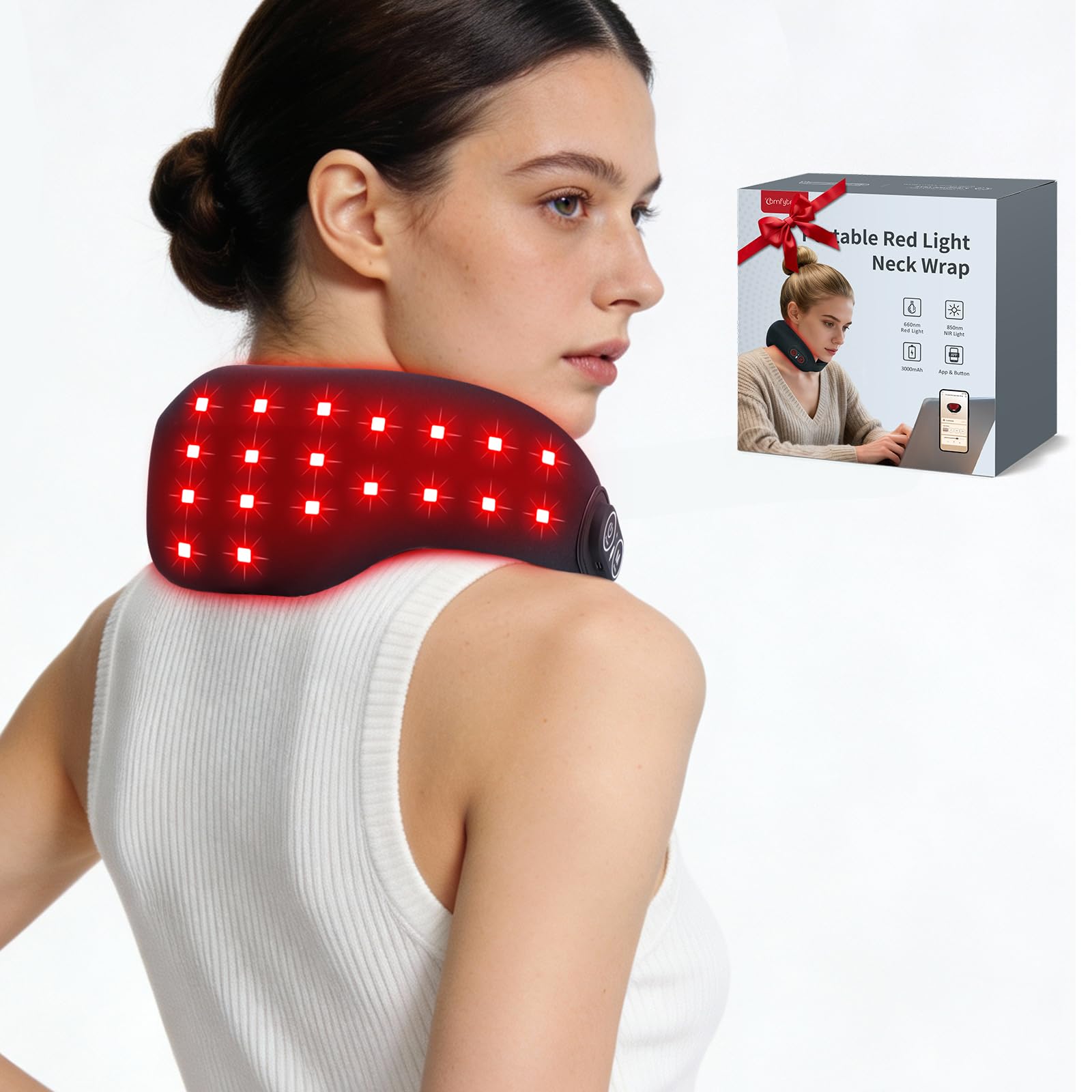 Comfytemp envoltura cervical con diseño ergonómico para mayor comodidad diaria.