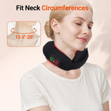 Comfytemp envoltura cervical con luz roja 660nm e infrarroja 850nm para relajación.