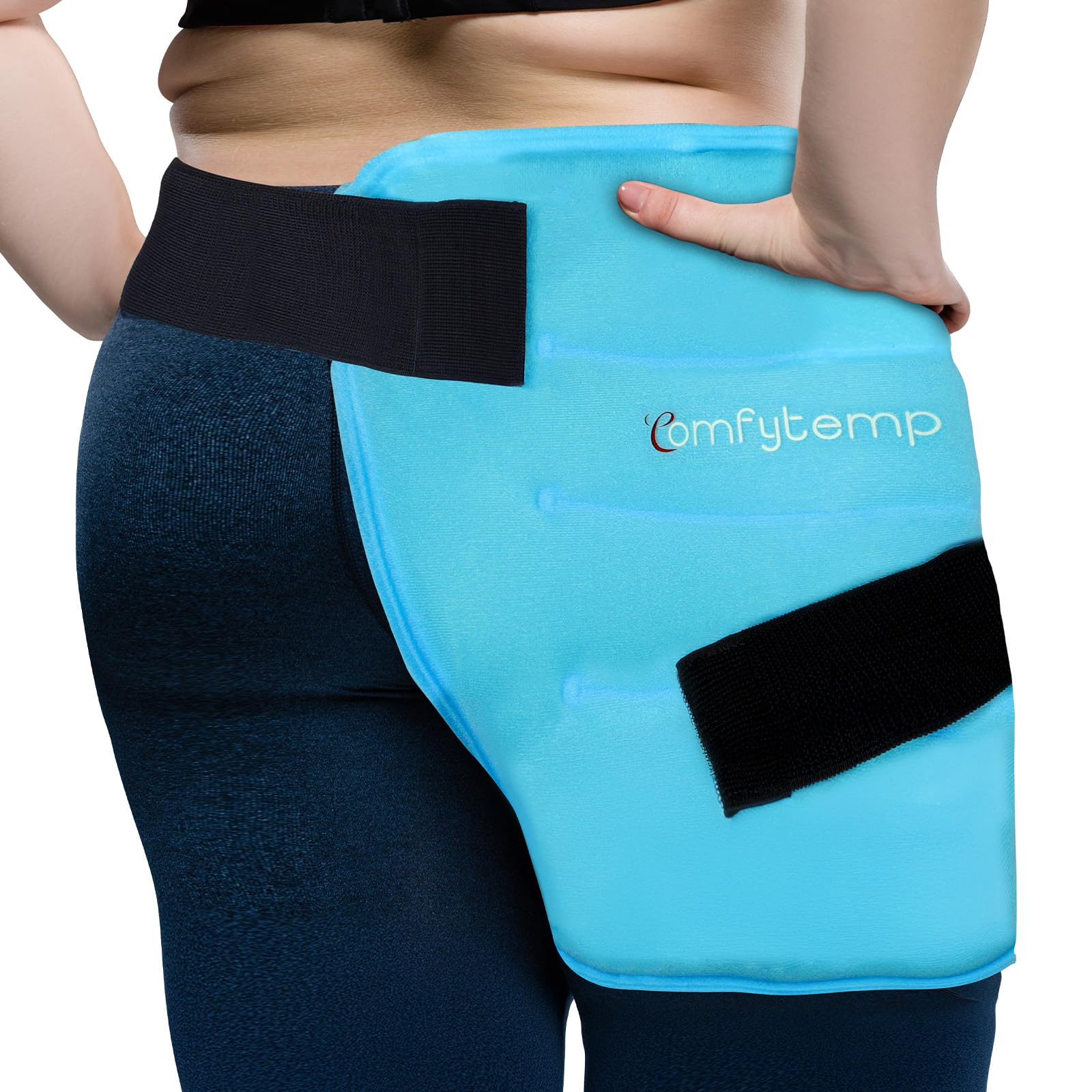 Comfytemp cinta de hielo para cadera, ajuste cómodo para uso prolongado.