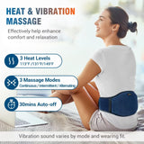 Calor y masaje para cintura por Comfytemp, diseño ergonómico y cómodo