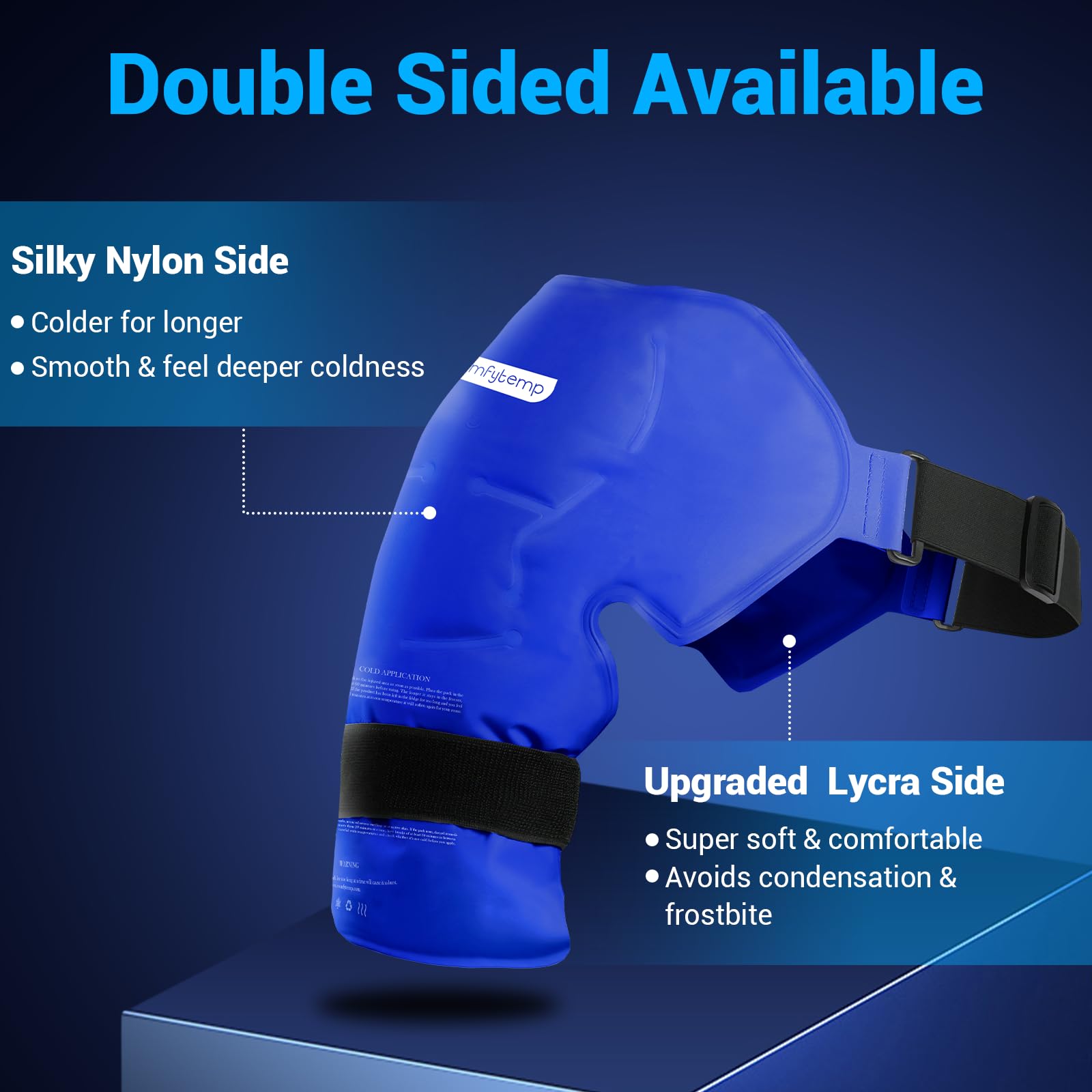 Comfytemp cobertura amplia hombro para soporte durante la actividad.