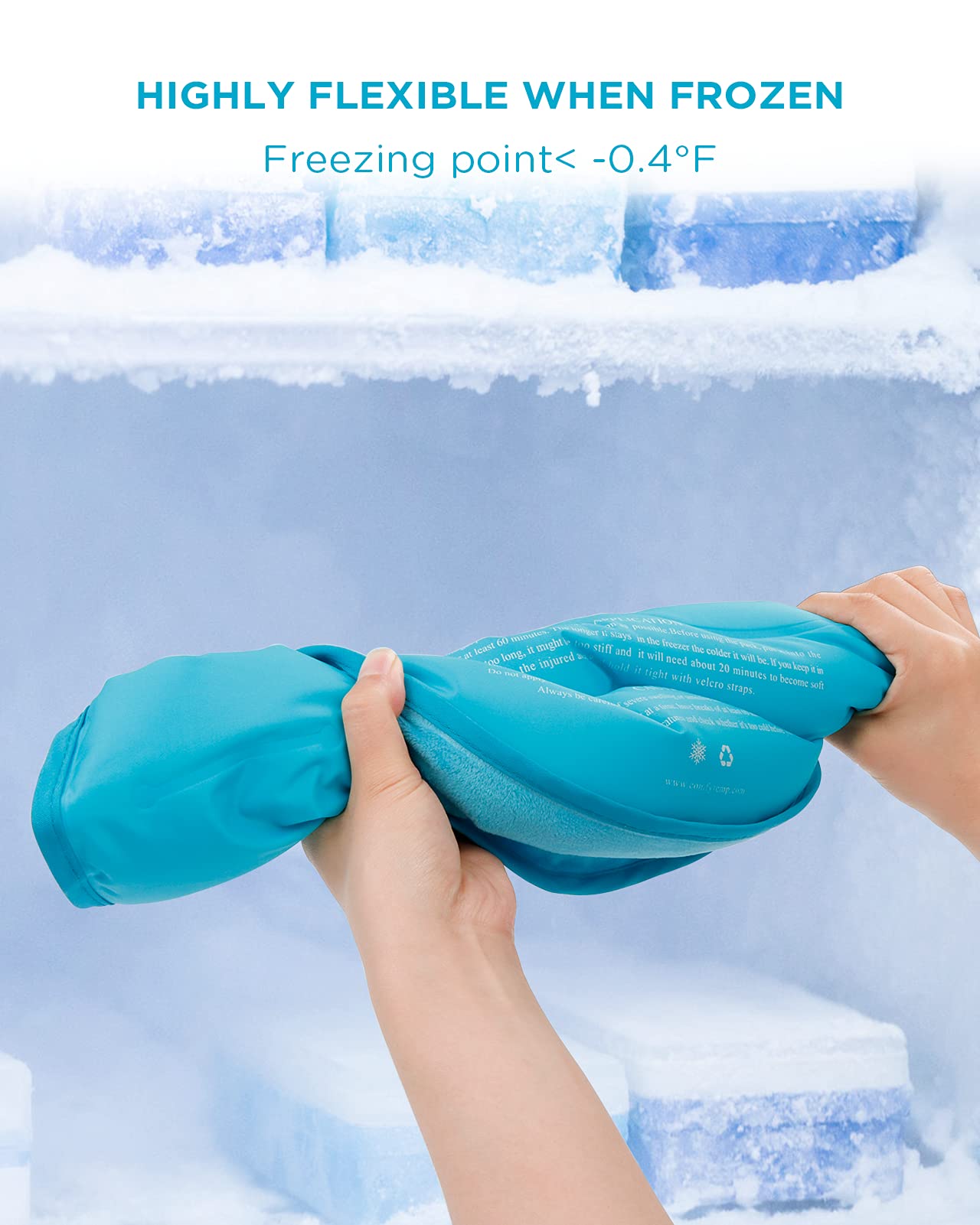 Comfytemp cobertura pecho amplia, ajuste seguro sin deslizamiento