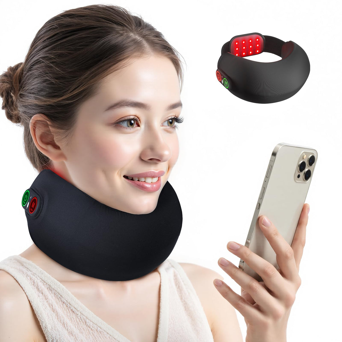 Comfytemp collar cervical frontal: soporte ergonómico para la postura diaria.