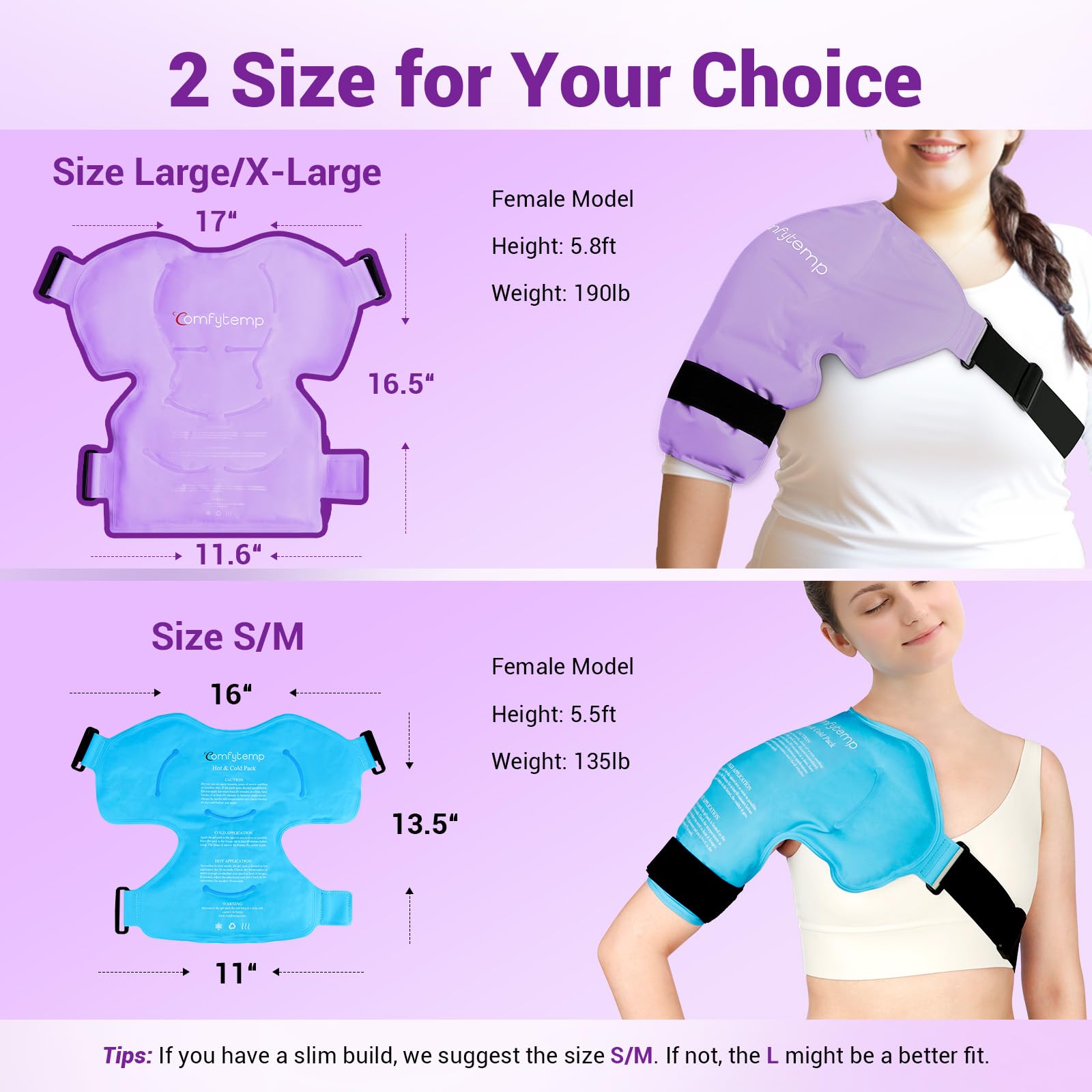 Comfytemp compresa hombro: calor y frío para recuperación tras entreno.