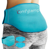 Comfytemp compresas hielo-dorso duo ofrecen alivio focalizado para la zona lumbar.