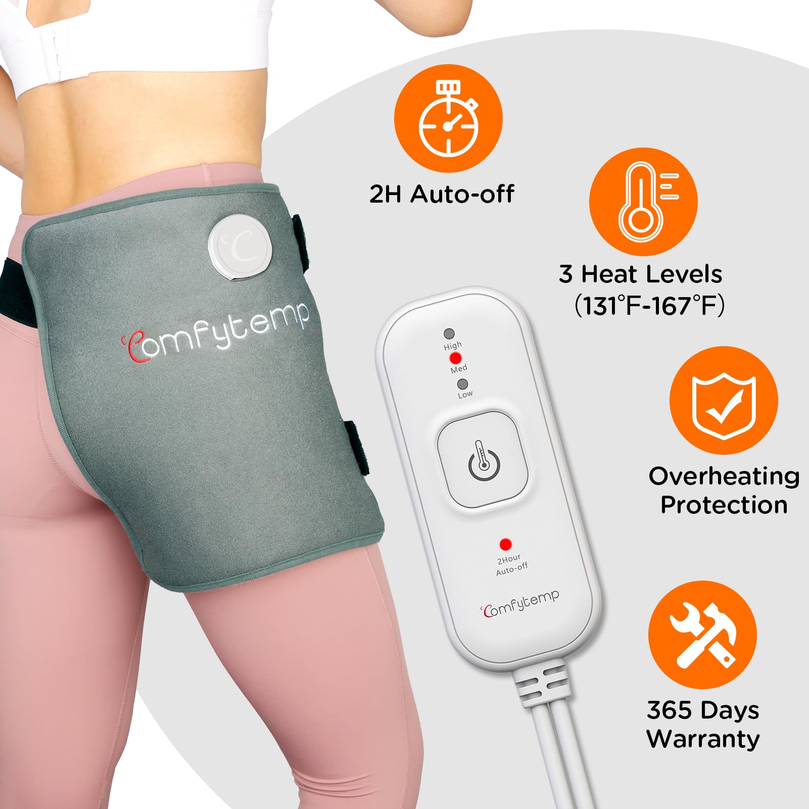 Comfytemp controles de temperatura, ajuste sencillo y seguro