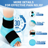 Comfytemp correas ajustables para pie y tobillo, garantizando ajuste cómodo.