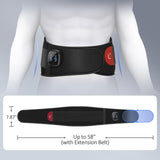 Correas de cintura dobles de Comfytemp para un ajuste seguro.