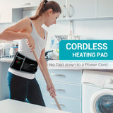 Correas elásticas dobles de Comfytemp permiten ajuste cómodo alrededor de la cintura.