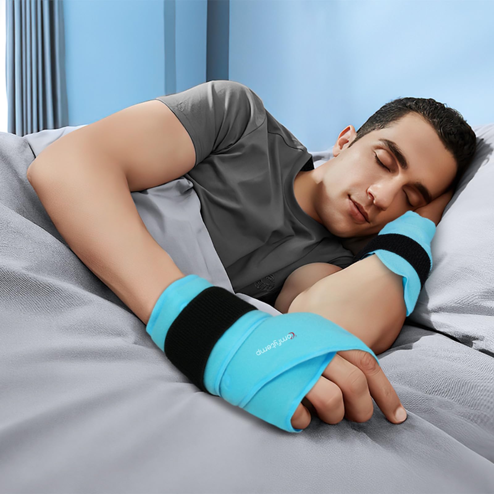 Comfytemp diseno ergonomico confort: envoltura que abraza la muñeca para soporte estable