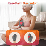 Diseño ergonómico de Comfytemp para muñeca y palma durante sesiones largas.