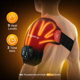 Comfytemp diseño ergonómico con tela suave para uso prolongado.
