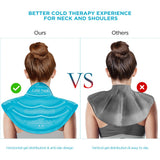 Comfytemp distribución horizontal del gel, contacto uniforme en cuello y hombros
