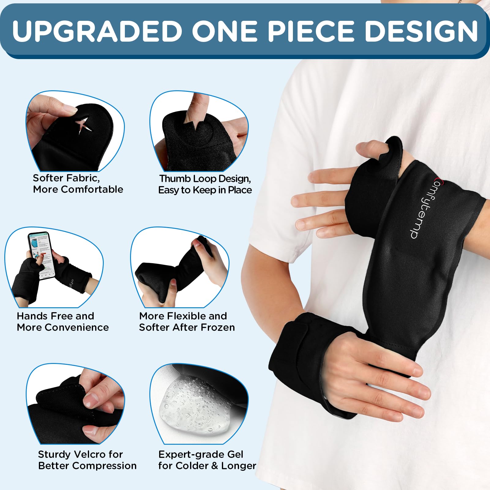 Comfytemp gel-grado-experto: gel suave y flexible para frío profundo