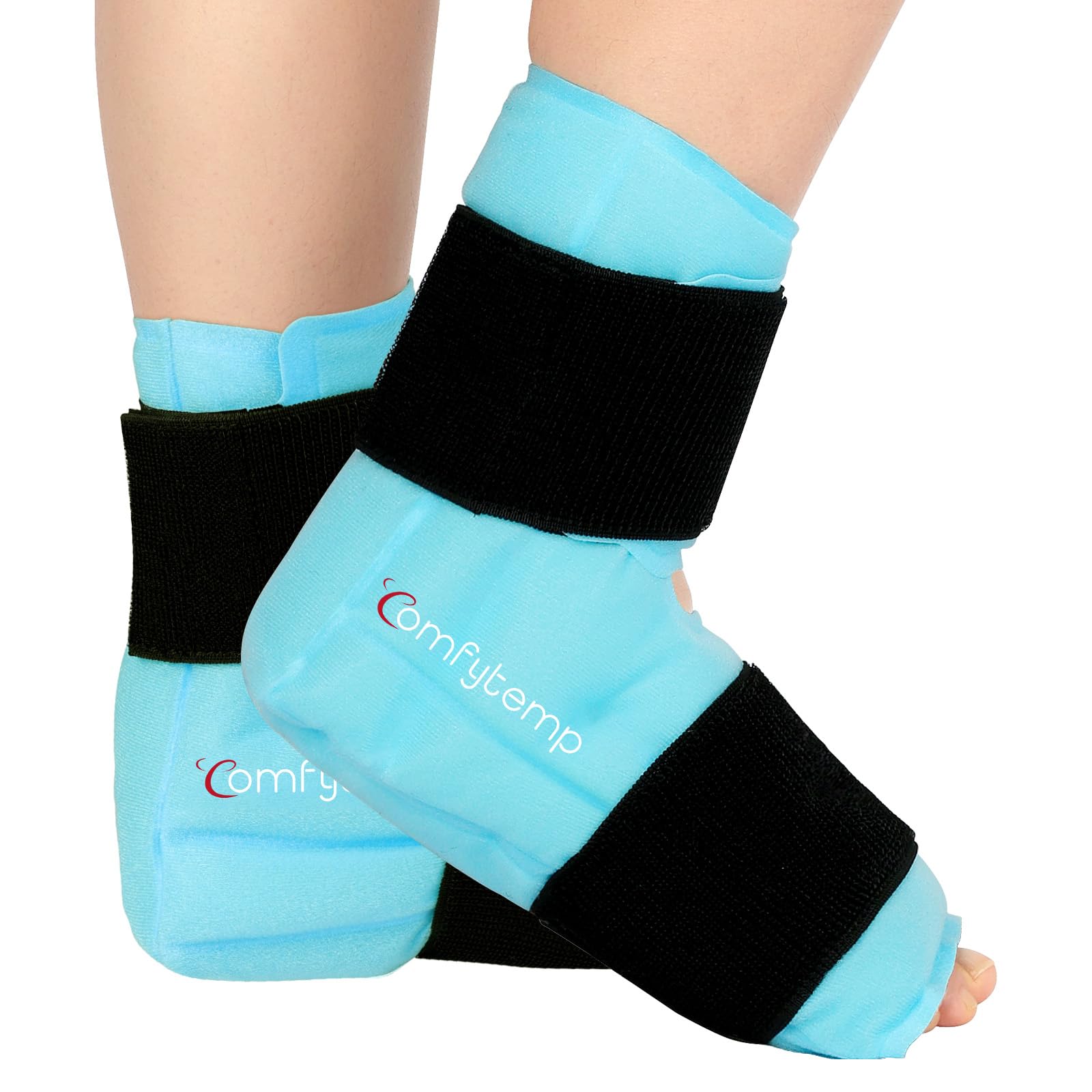Comfytemp gran compresa hielo para pie y tobillo con alivio localizado.