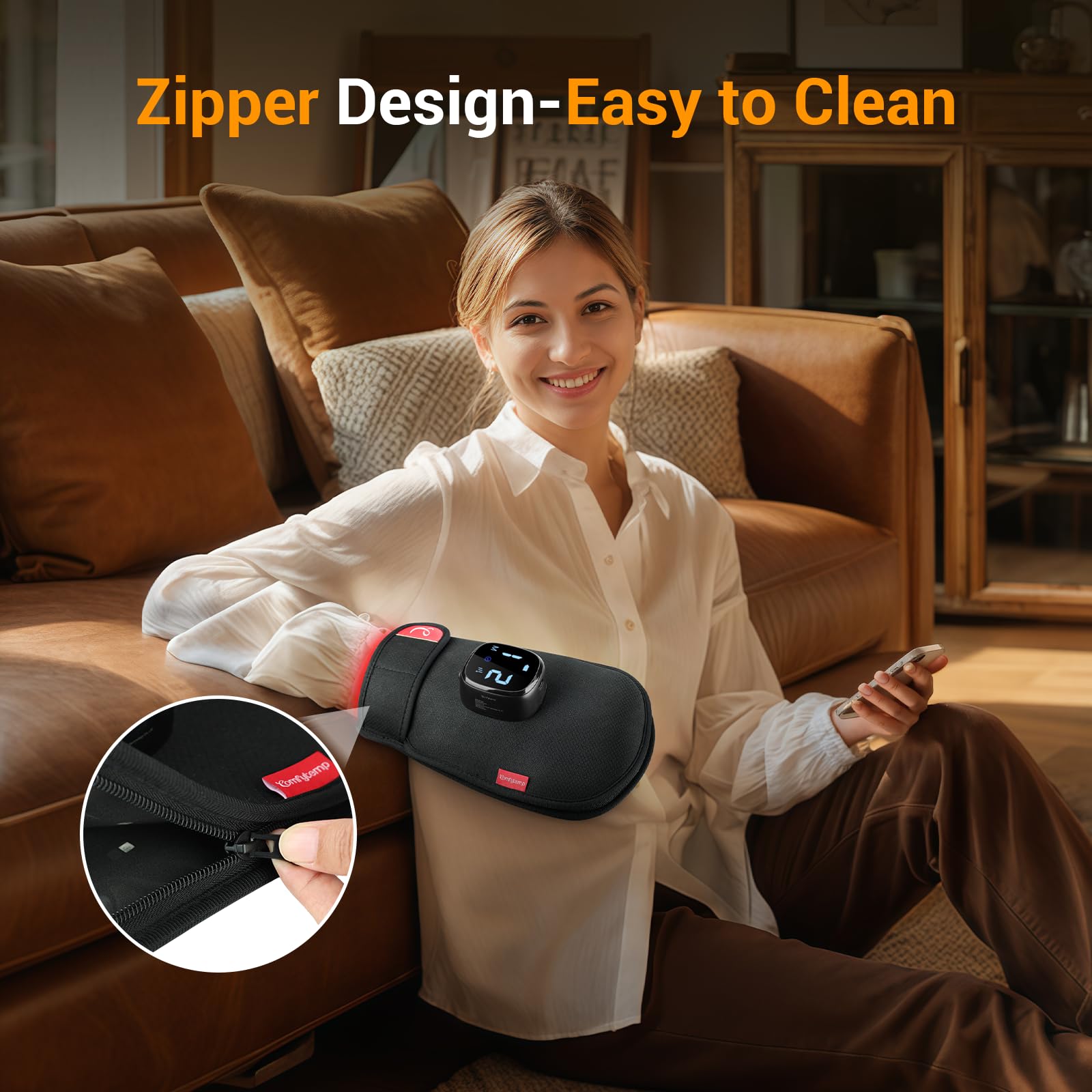 Guante Comfytemp con batería de 5000mAh para uso portátil