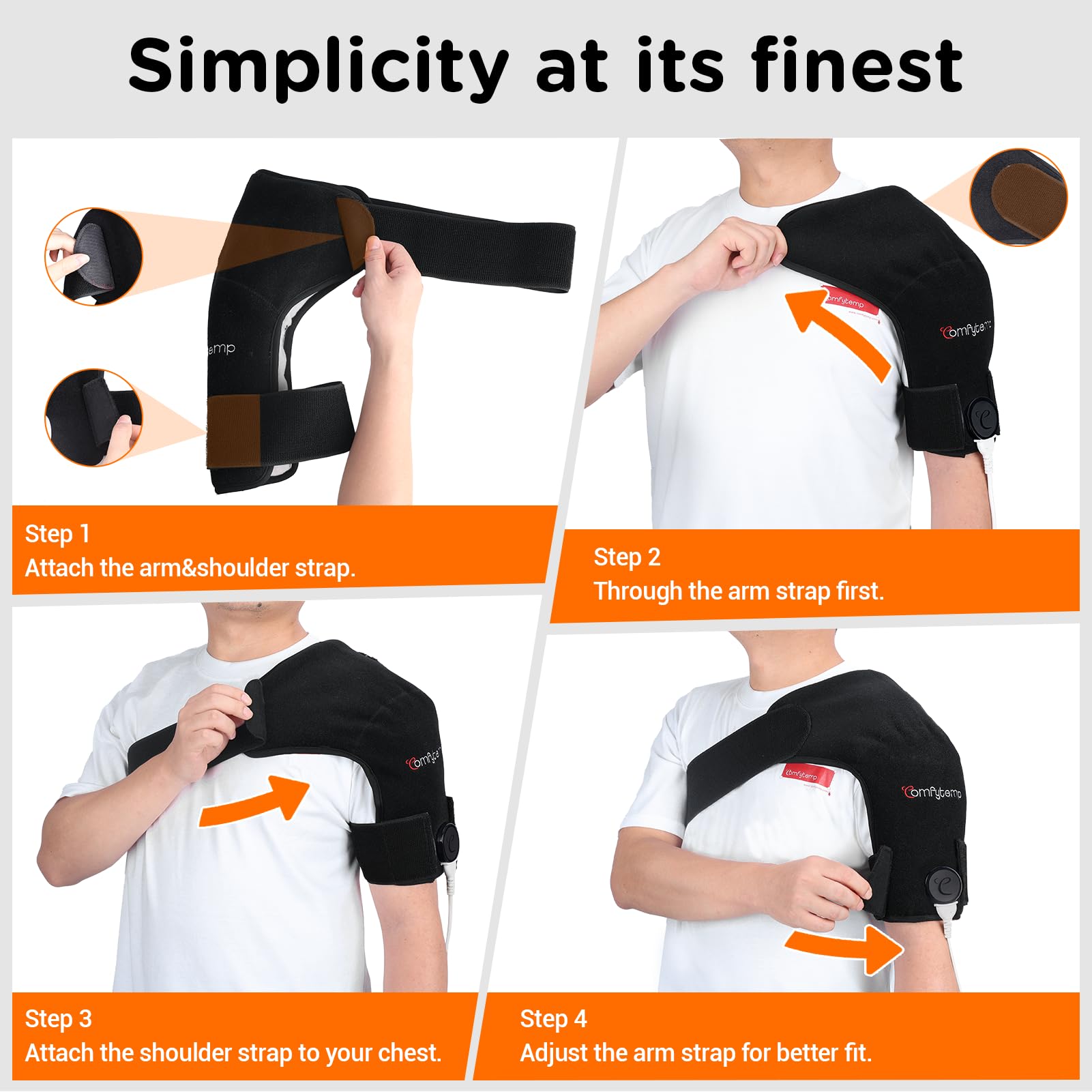 Comfytemp ajuste ergonómico brinda confort durante actividades
