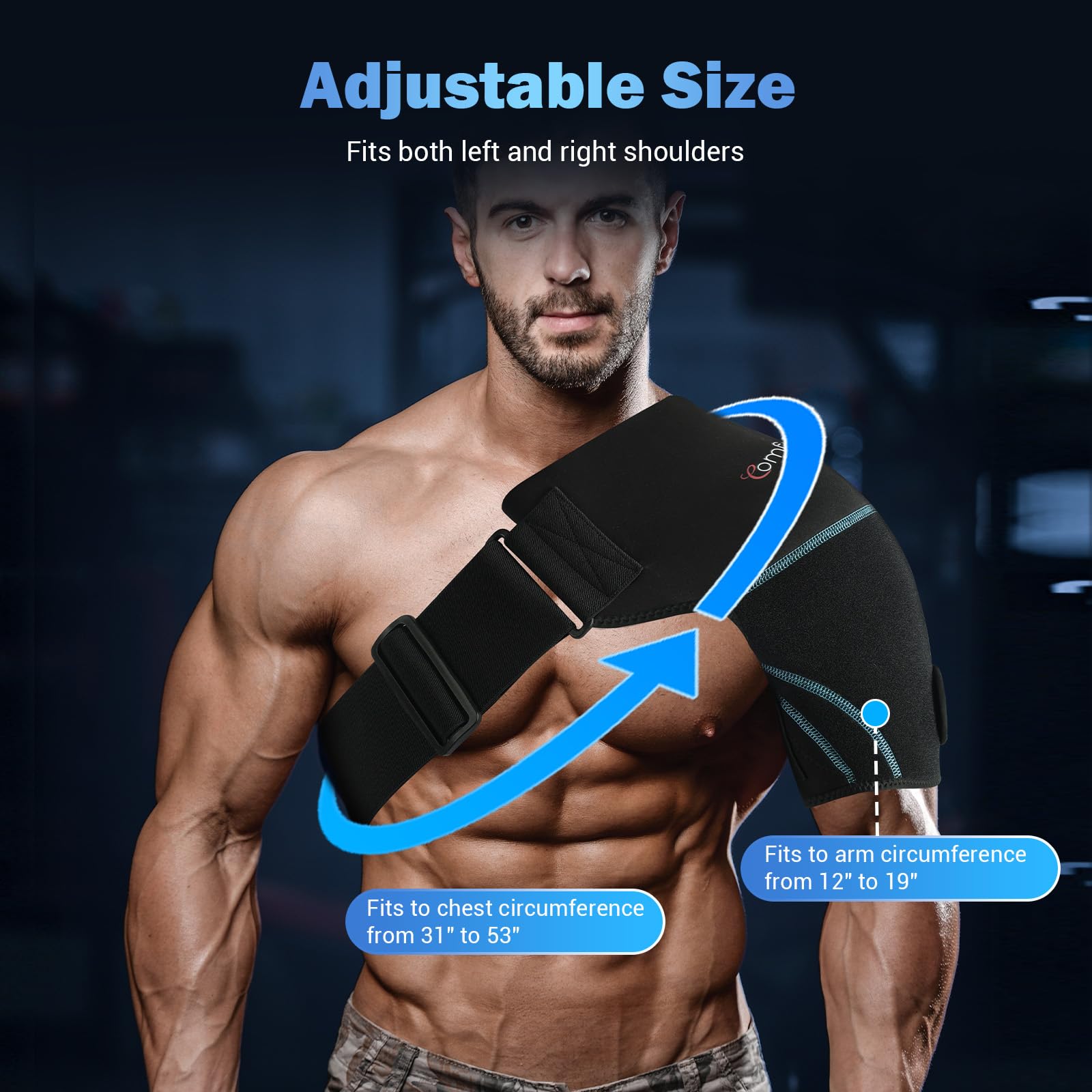 Comfytemp hombro bolsillo gel integrado: gel estable durante la actividad.