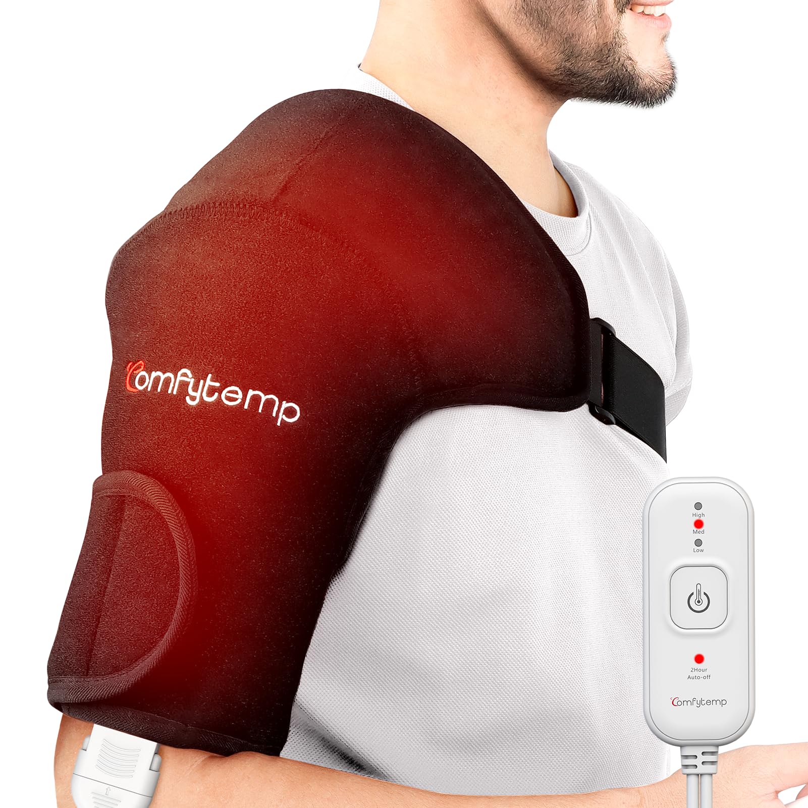 Comfytemp hombro calentador ajuste cómodo para uso diario.