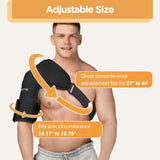 Comfytemp hombro calor de tres niveles para elegir temperatura.