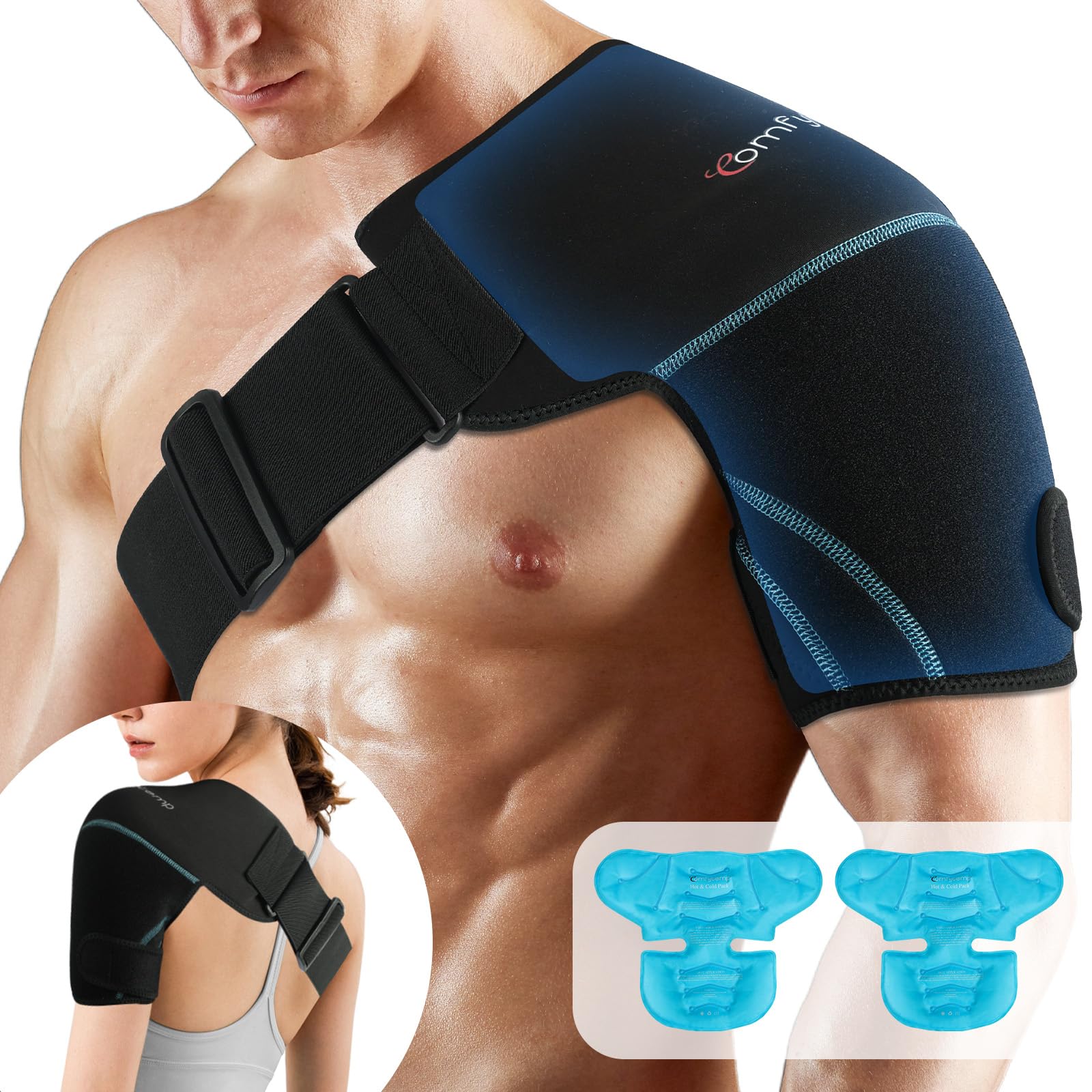 Comfytemp hombro-frio-banda: alivio suave para molestias en el hombro.
