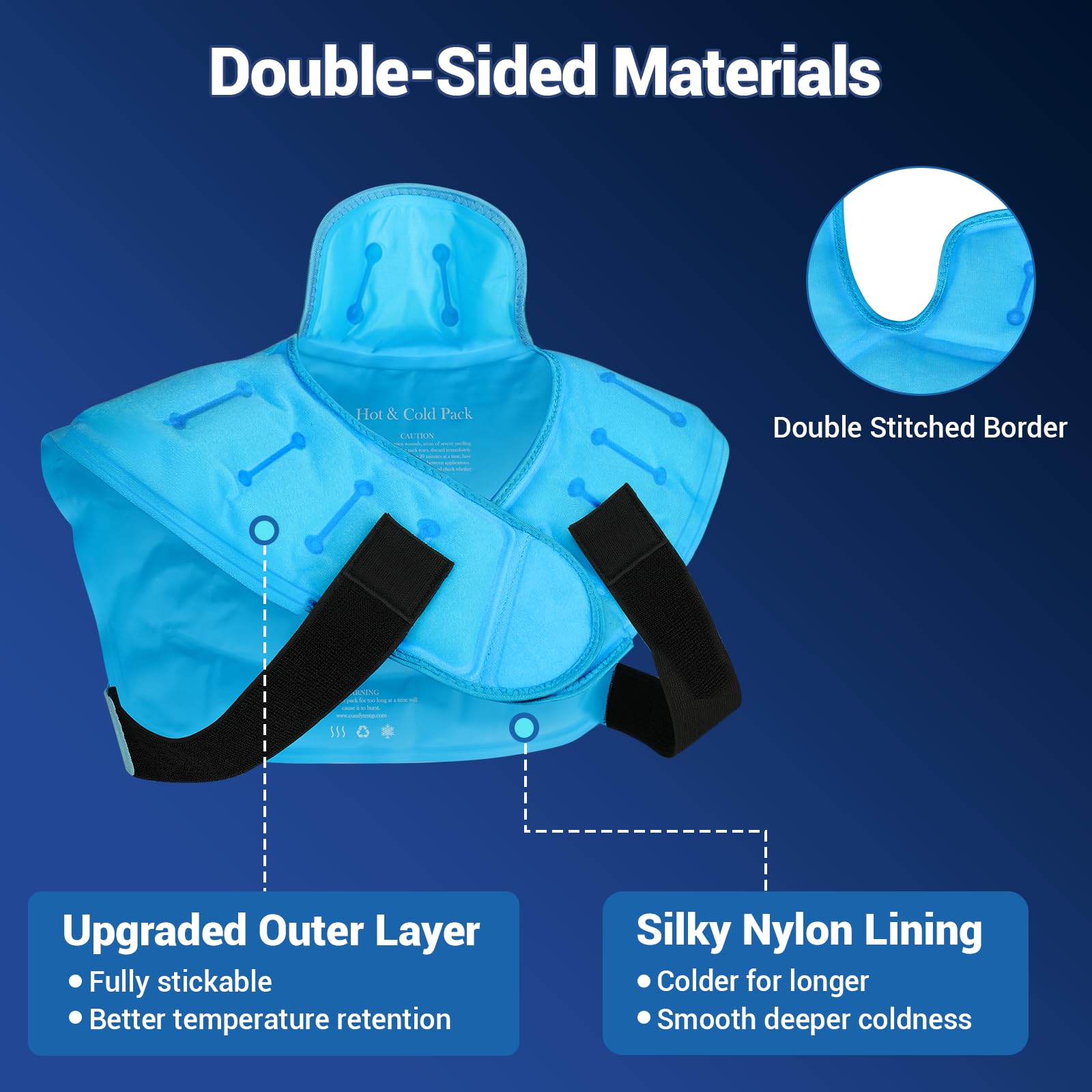 Comfytemp Ice Pack Grande alta durabilidad para uso a largo plazo.