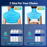 Comfytemp Ice Pack Grande gel frontal para evitar deslizamientos durante la terapia.