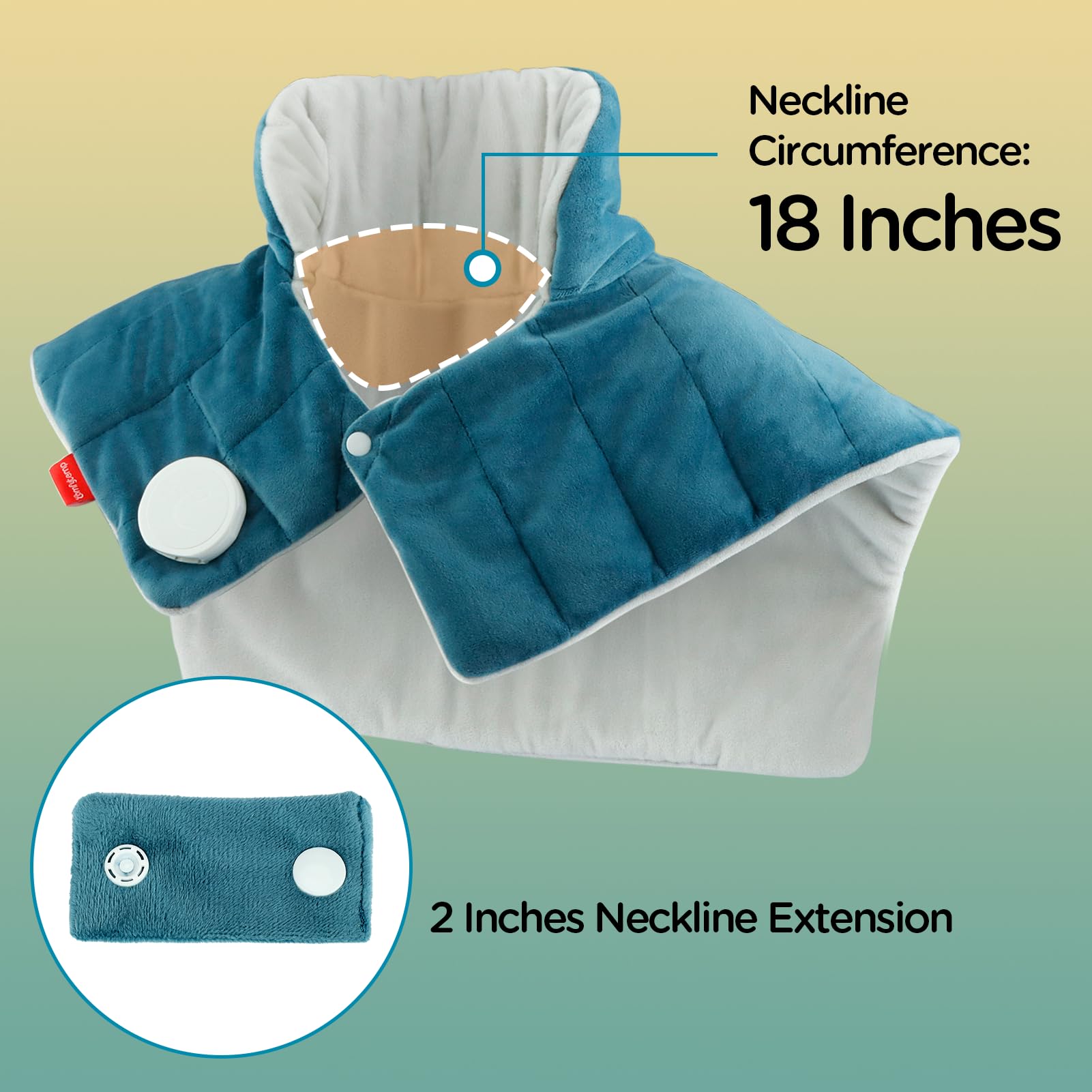 Funda lavable a máquina de Comfytemp en tejido flannel.