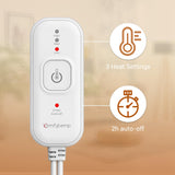 Comfytemp lavable a máquina, seguridad y facilidad de limpieza.