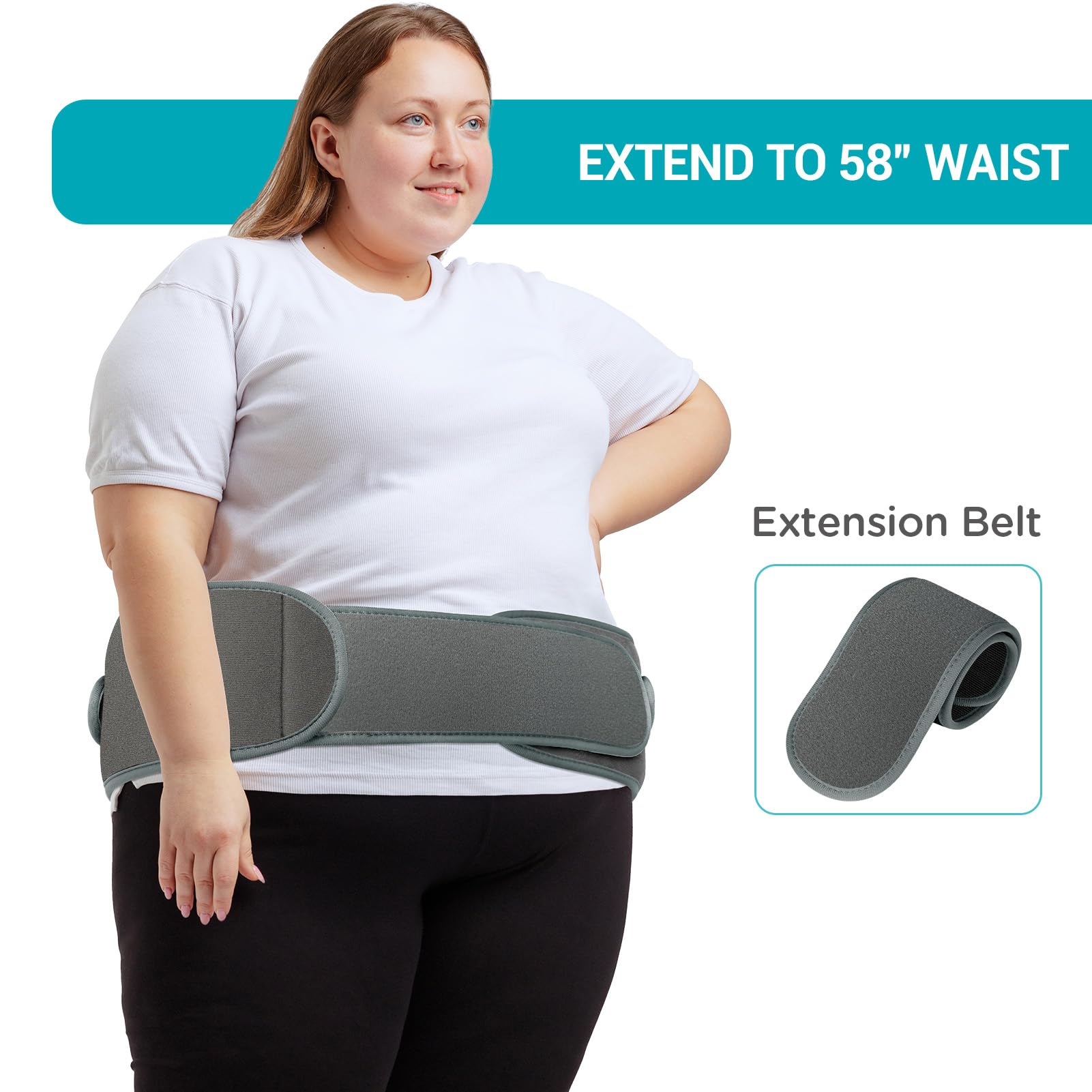 Masaje caliente ergonómico de Comfytemp para espalda y abdomen.
