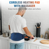 Masaje para espalda baja inalámbrico de Comfytemp con calor suave para alivio diario
