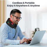 Comfytemp envoltura sin cables para uso cómodo en casa y de viaje.