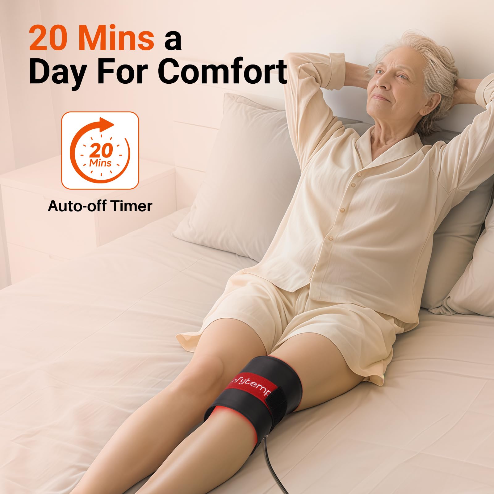 Comfytemp tejido suave y libre de olores, experiencia agradable