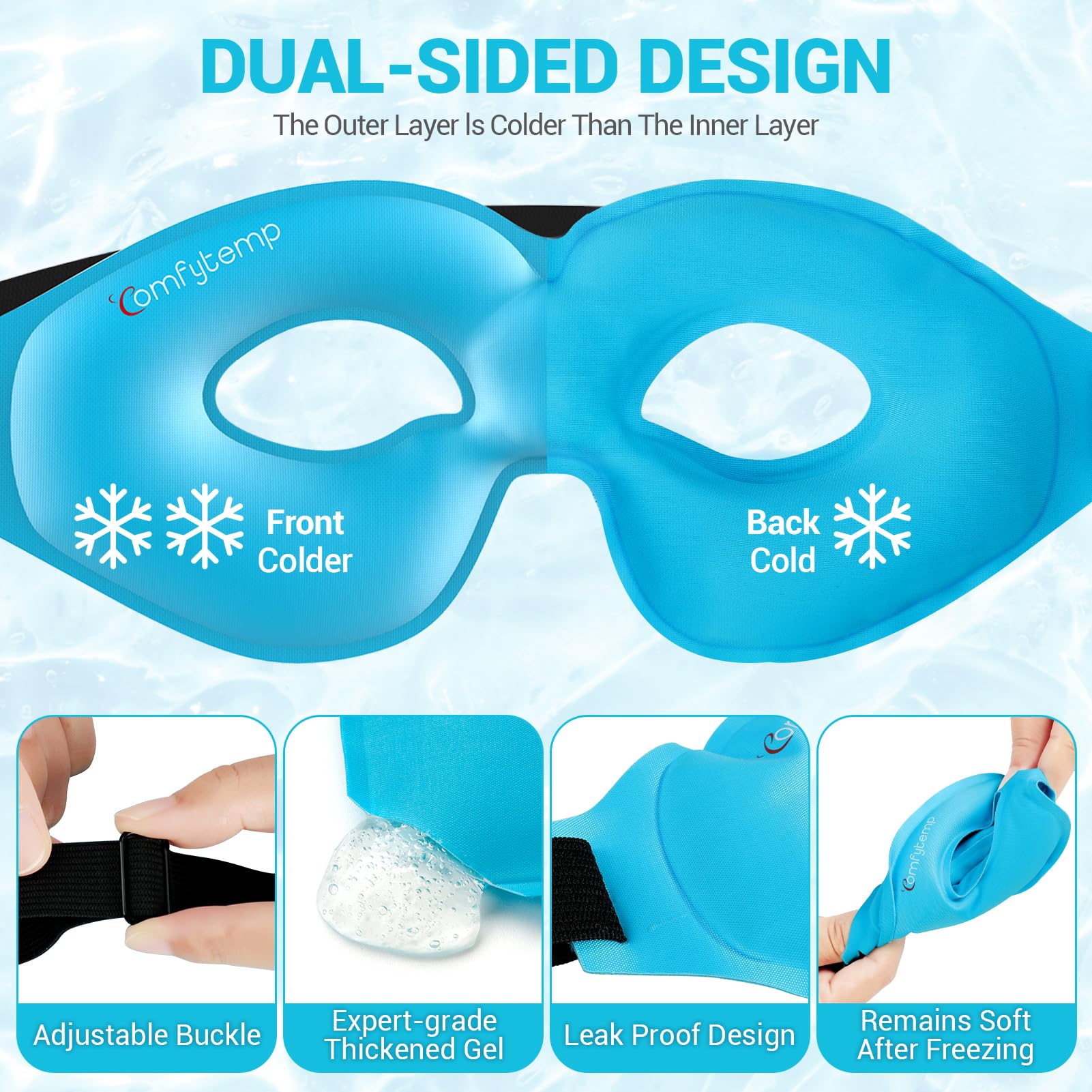 Comfytemp terapia fría y caliente para relajación ocular