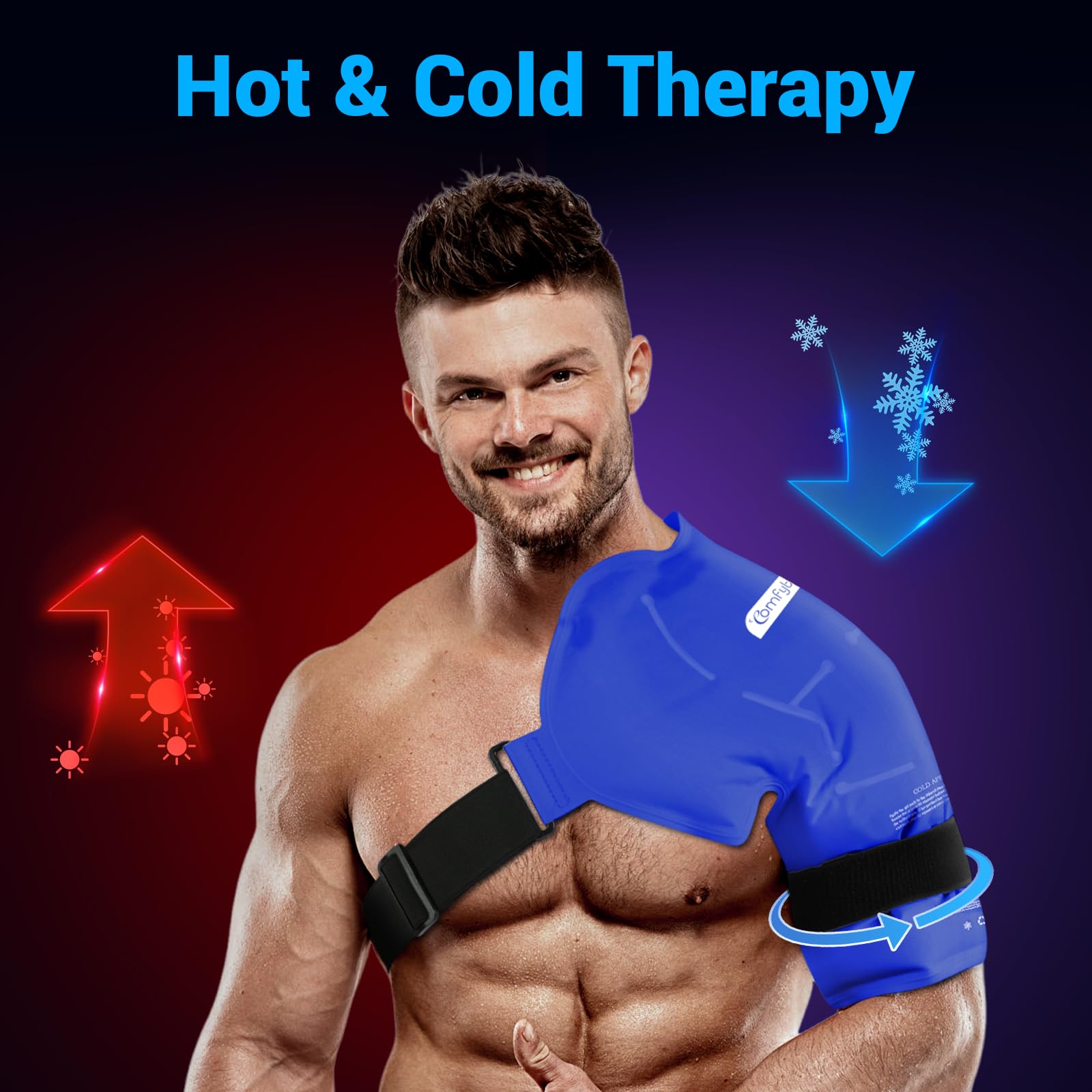 Comfytemp terapia frio calor ofrece alivio versátil con frío o calor.
