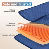 Diseño ergonómico para cuello y hombros con calor relajante de Comfytemp.