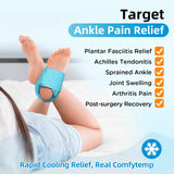 Correas dobles para ajuste cómodo en tobillo con Comfytemp.