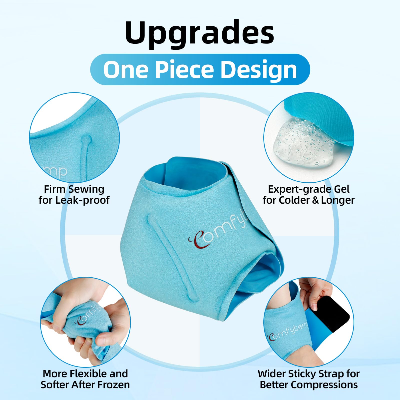 Comfytemp durabilidad y reutilizable para cuidado continuo.