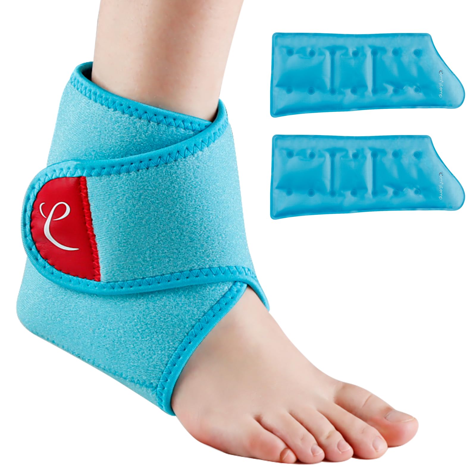 Comfytemp tobillo-frio alivia el dolor con cobertura precisa.