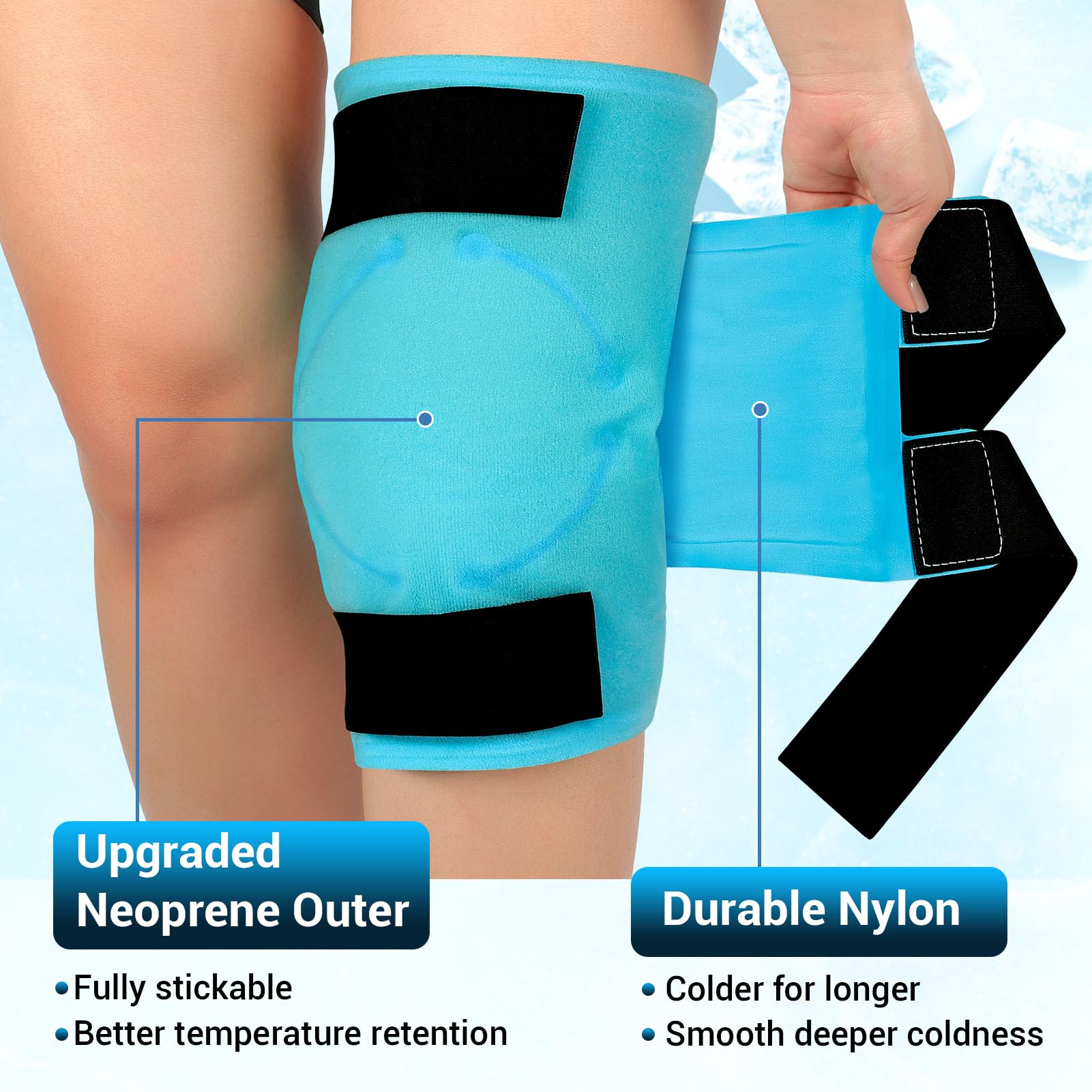 Comfytemp uso-correr-rodilla mejora comodidad durante el entrenamiento.